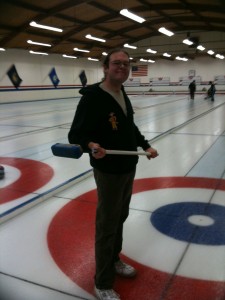 Me at the Granite Curling Club