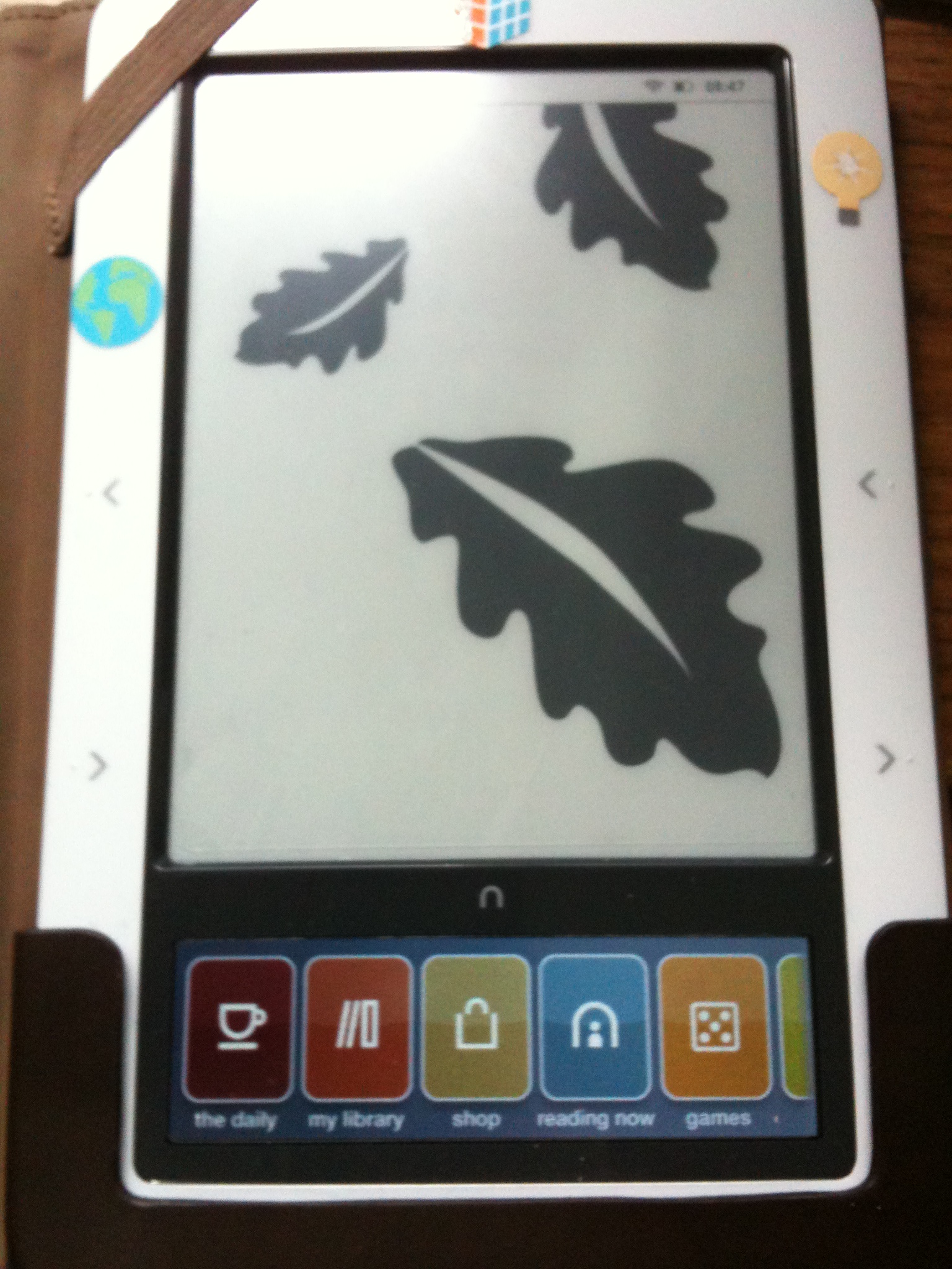 More buttons have been added to the home screen